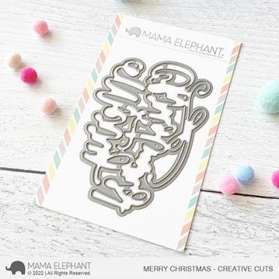 Mama Elephant Creative Cuts - Merry Christmas Wishes